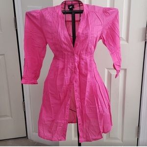 H&M pink blouse shirt size 6
